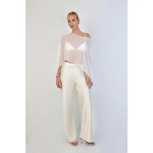 Chiffon Cape Top