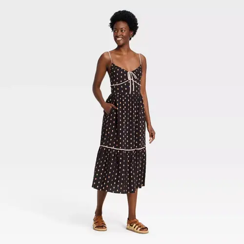 Women's Ruffle Maxi Pullover Sundress - Universal
