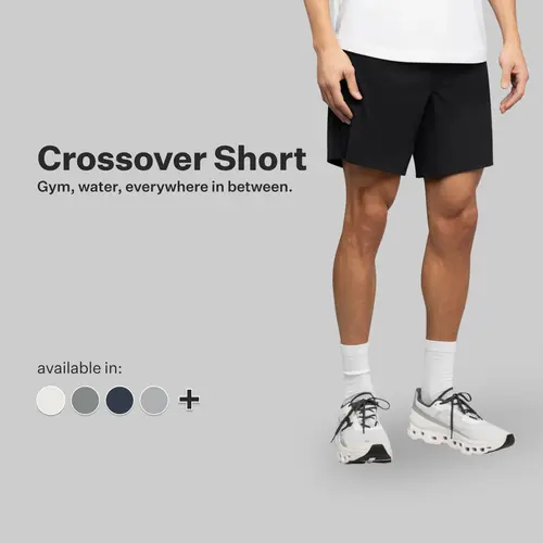 Cuts | Crossover Performance Short | Men's 7" Athletic Gym Shorts, Lined & Unlined, Breathable Everyday Short