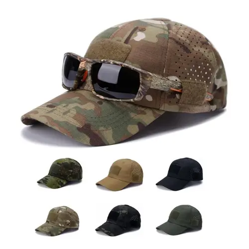 Yeomoo Breathable Tactical Camo Baseball Cap - Lightweight  Outdoor Sun Hat for Hiking, Fishing, Camping, Hunting & Everyday Wear summerwins