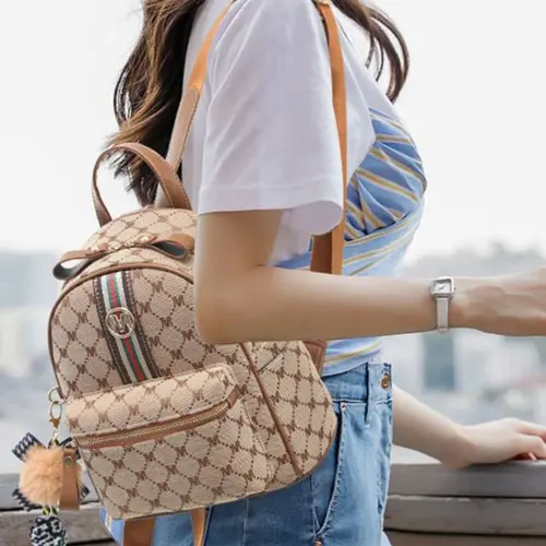 Women's Casual Backpack, Durable Fabric, Zip Closure, Multi-Compartment Design, Ideal for School, Work, Travel, Professional Laptop Bag, Backpacks for School, Casual Daypack Backpacks, Casual College Backpack, Everyday Backpack