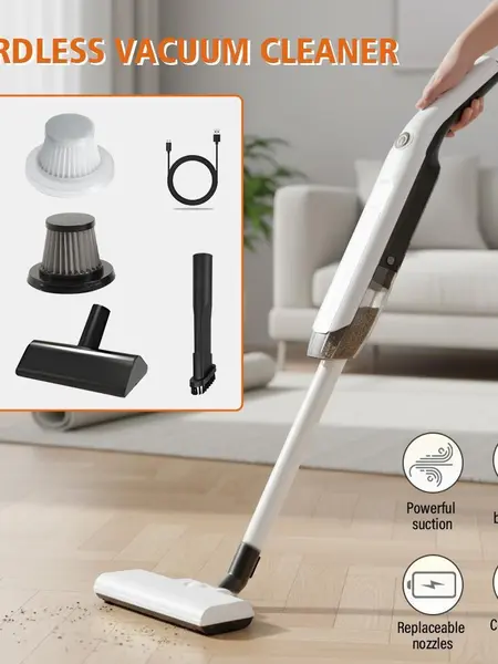 3 in 1 Cordless Mop and Vacuum Combo, Hardwood Floors Vacuum All in One, Lightweight Stick Wireless Cleaner, Detachable Water Tank and Mop, Ideal for Hard Floor & Pet Hair, Wet Dry Vacuum Cleaner#DealsForYouDays