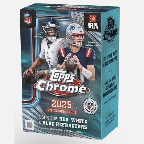 2025 Topps Chrome Football Blaster Box