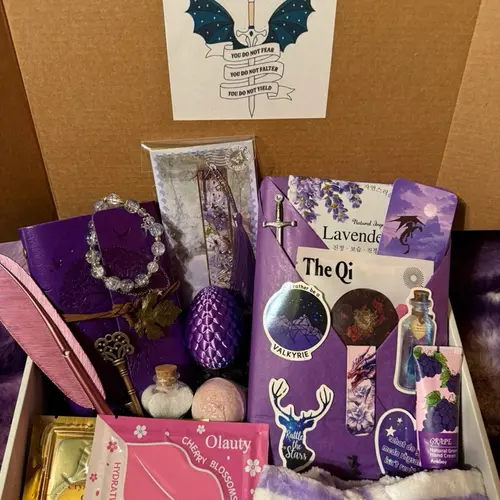 Fantasy Book Box - Immersive Reading Experience with Themed Goodies & Blind Date Book for Magic Mystery Adventure