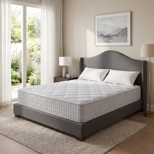 Twin / Full / Queen / King [10/12/14] inches Medium Firmness Spring Foam Mattress Boxed Compressed Version Cooling Sleep Aid Relieves Pressure 4 Size Options Ready to Use Upon Unboxing