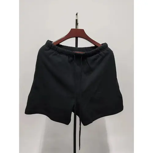 Sweatshort  Black Color - Cotton Material for Comfort & Style - Versatile Black Color - Perfect for Casual Outings & Everyday Wear Summer style,  fleece lining