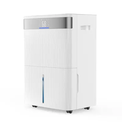 【fathersdaygift】VEVOR 80 Pints Dehumidifier for Home & Basement,Drain Hose for Commercial & Industrial UseSmart Humidity ControlLow Noise for Large RoomsWarehousesBedrooms & StorageLarge Coverage,White