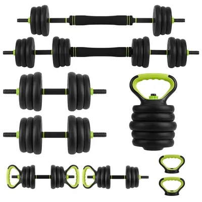 2-Package Adjustable Dumbbells Set (88/66 lb) - 4-in-1 Weights Converts to Barbell, Kettlebell, Push-Up Stand - Ergonomic Home Gym Equipment with Non-Slip Abs Handles for Men, Women’s Full Body Workout, Arm Strength Training, Resistance Training, Balanced