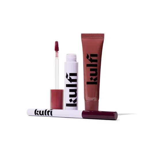Sweetest Kiss & Very Berry Lips Trios - Up to 8hr Wear, High Gloss, Staining Lip Liner & Oil, Instant Shine with Vitamin E