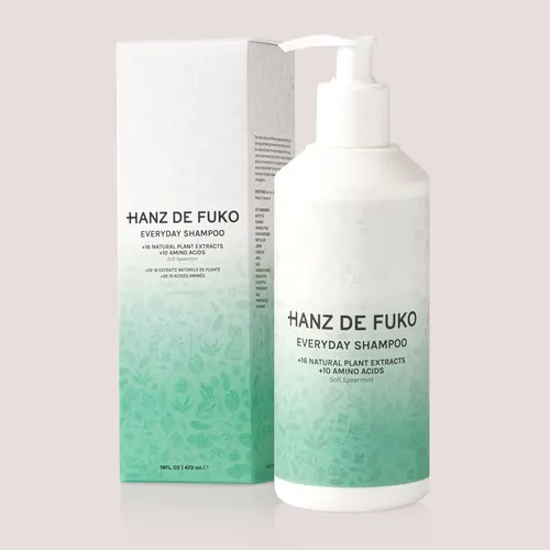 Hanz De Fuko Everyday Haircare Shampoo - Natural, Vitamin C-Infused, Sunflower Seed & Spearmint, Flower-Lemon Scented Shea Hair Cleanser