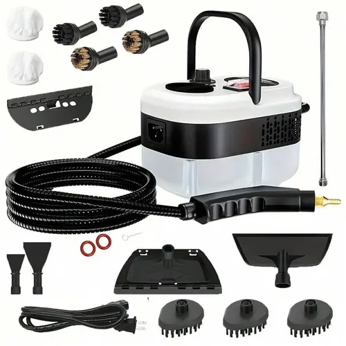 2500W Power Household Steam Cleaner, Compact Corded Handheld High-Temperature High-Pressure Deep Cleaning Device with 20 Accessories for Kitchen, Home Cleaning (Corded Handheld Steam Cleaners & Floor Polishers)