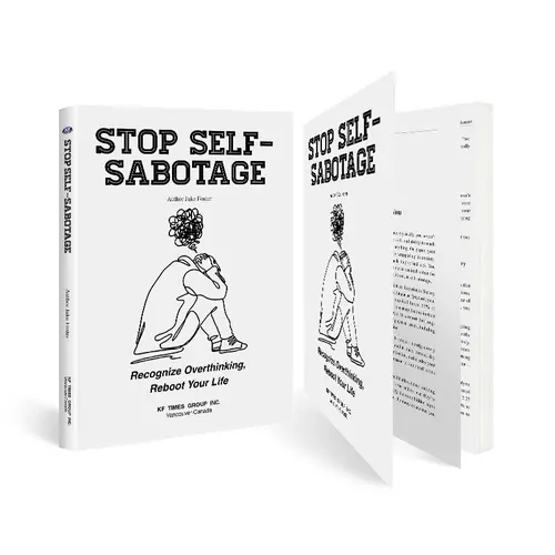 Emotional Regulation Psychology & Relationships Book - Anxiety Relief Guide for Stopping Self-Destruction, Recognizing Overthinking, 5-Minute Resets, Small Actions, Mindfulness, Self-Care Support, Softcover, Kf Times Group Inc., English, Information Diet