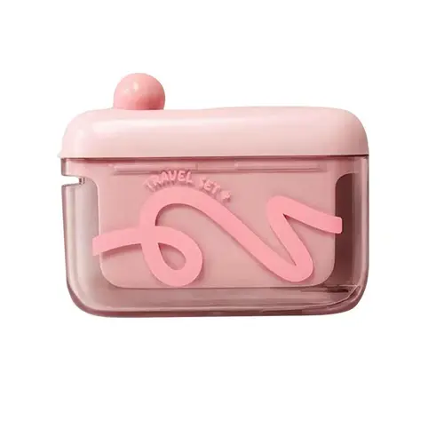 Travel-sized storage case - features an automatic pop-up dispenser, portable and refillable, perfect for oral care at home, in restaurants, and while traveling mothersdaygift