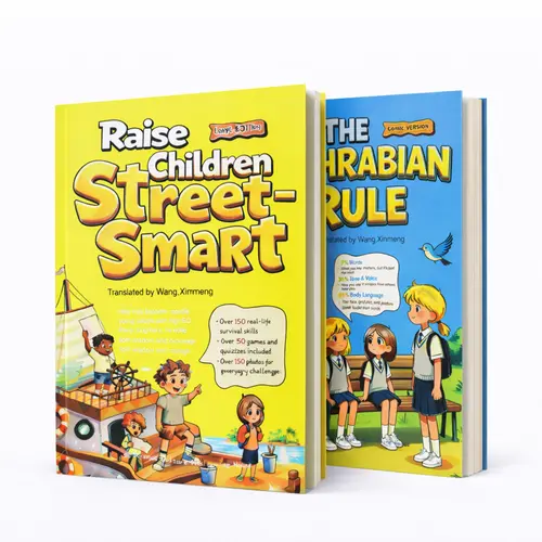 【StoryCove】Raise Children Book Set: Street Smart & The Mehrabian Rules - 2-Pack for Ages 6-15, Real-Life Scenarios, Boost Confidence, Comics Included