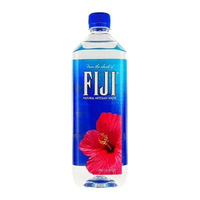 Fiji Natural Artesian Water, 1 Liter Bottle - Rich in Minerals, Hydration for Health & Wellness