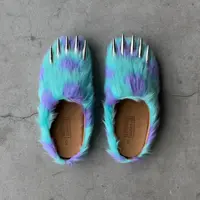 Bravest Studios Claw Mules - Men's Casual Leather Footwear with Fur Lining, All Available Colors