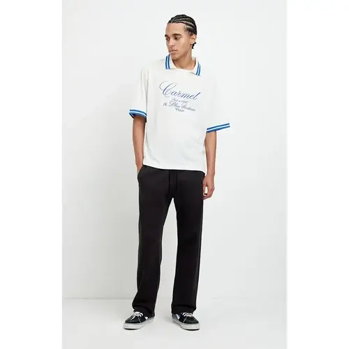 Pacsun Men's Black Johnny Fleece Straight Sweatpants