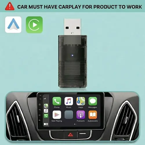 OTTOCAST Wireless Apple CarPlay Adapter for Factory Wired Cars from 2016 Onwards - 2-in-1 Wireless CarPlay & Android Auto Adapter Easier Connectivity Compatibility Stable, Faster, Automotive