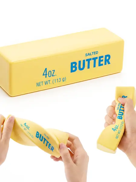 JOYIN Slow Rising Butter Stick Squishy Toy, Stress Balls, Stress Relief & Fidget Toys For Kids and Adults,  Birthday Gifts & Party Favors