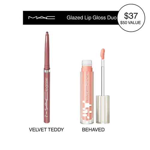 MAC Glazed Lip Duo – Liner + Non-Sticky Gloss Set