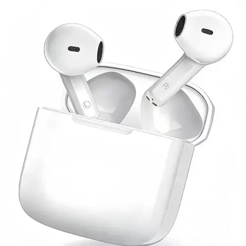 Wireless Bluetooth 5.3 Noise-canceling Headphones with HiFi Sound, 5 Hours Battery Life, Touch Controls, Wireless Earbuds for iOS, iPhone
