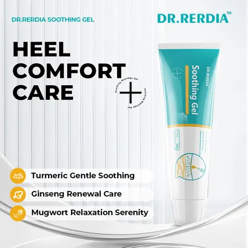 [In Stock]DR.RERDIA Soothing Gel with Ginseng, Ginger & Mugwort for Gentle Heel Care