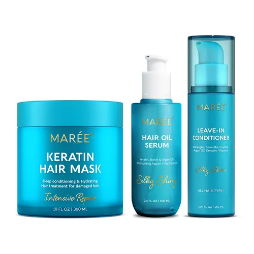 Glow & Shine Hair Kit - Damaged Hair - Frizz Control - Moisturizing & Smoothing