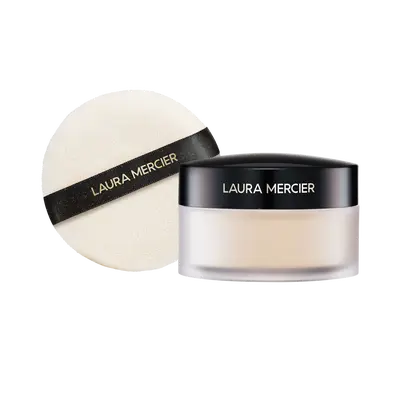 Laura Mercier Translucent Loose Setting Powder Ultra Blur + Velour Puff Bundle - Setting Essentials for Flawless Base