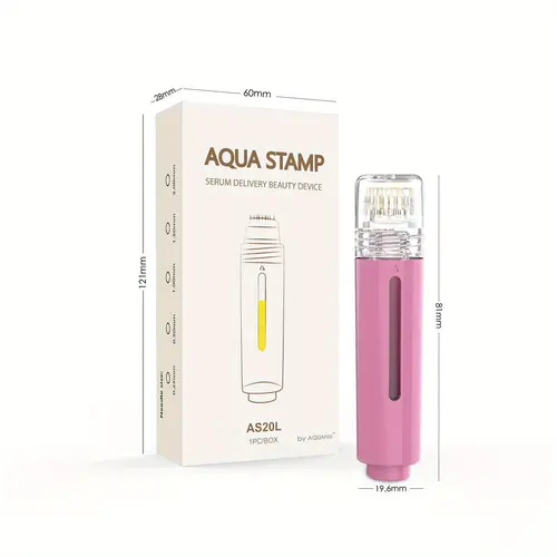 2-in-1 Refillable Cosmetic Applicator Pen, Portable Beauty Tool for Face, Lips & Scalp, Pink summerwins
