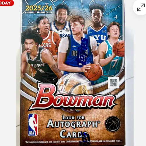 2025-26 Topps Bowman Basketball Blaster Box