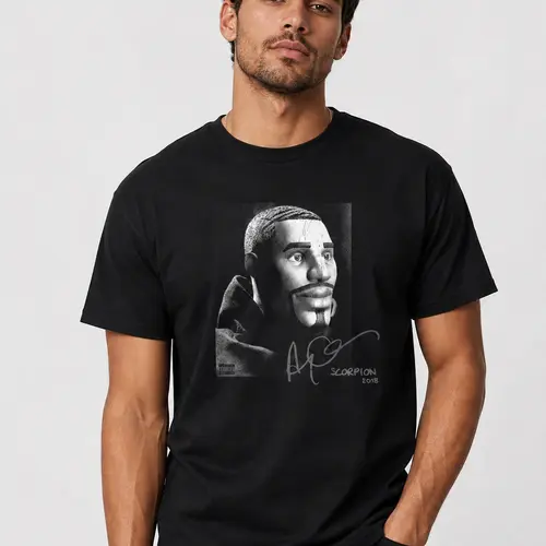 Scorpion x Fortnite Tee, Funny Merch Graphic T-Shirt , Unisex Shirt, Top Menswear Underwear Streetwear Tropical Shortsleeve Crewneck T-Shirt Black Casual