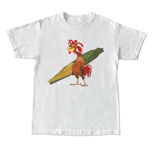 Chicken Joe Shirt Beach Surf Unisex T-Shirt Back Printed Casual Classic Gift for Her Gift for Him Gift for Friend Menswear Top Summer Style Quick Dry Light weight Unisex Crew neck T-shirt for Men And Women,Breathable Comfortable Loose Fit