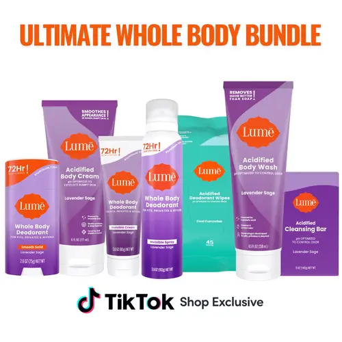 Lume's Ultimate Whole Body Deodorizing Bundle with Mandelic Acid & Aluminum Free