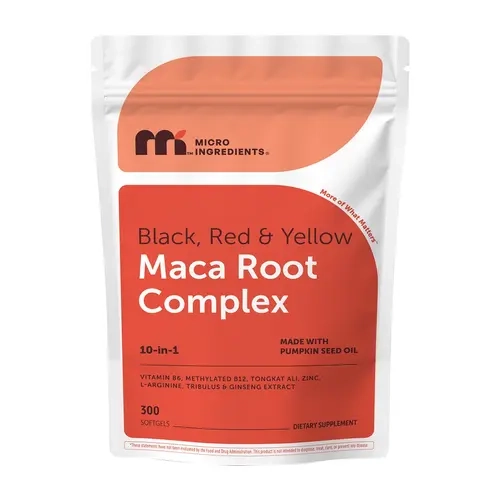 Micro Ingredients Maca Root 10-in-1 Complex with Pumpkin Seed Oil, 300 Softgels