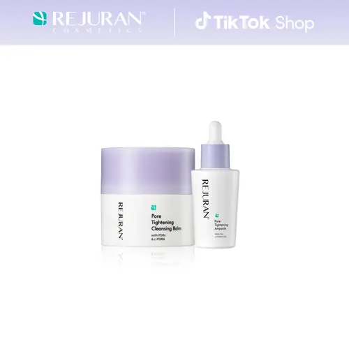 REJURAN Pore Tightening Ampoule and Pore Tightening Cleansing Balm – with PDRx and DOT c-PDRN