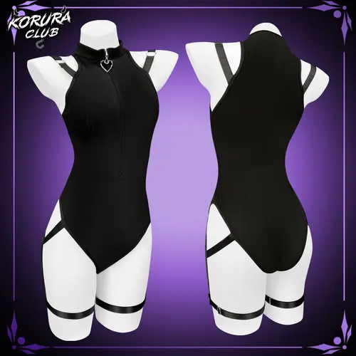 KORURACLUB Women Samurai Inspired Bodysuit Stylish Outfit