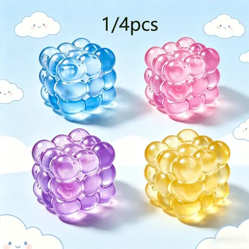 3D Magic Cube Malt Sugar Stress Relief Fidget Toy, Slow-Rebound Creative Squishy Toy, Fun Interactive Gift for Kids and Adults