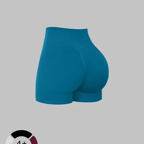 New Cross-Border Yoga Shorts for Women, High-Waisted Butt Lifting Tight Fit, 3D Drop Waist Sportswear, Quick-Dry Fitness Shorts, Athleisure Gym Shorts, Activewear Shorts, Athletic Workout Shorts, Workout Clothes Women
