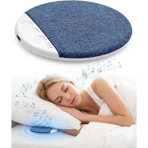Ultra-Thin Bone Conduction Audio Speaker - Wireless Bluetooth Portable Under-Pillow Sleep Speaker with White Noise, Timer Function, Comfort Sleep Aid for Adults, Mother's Day Gift#DealsForYouDays