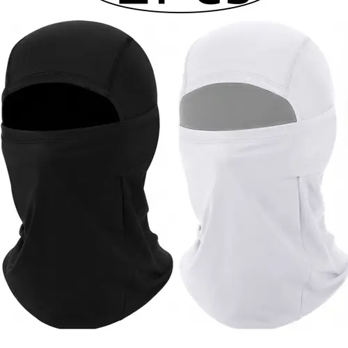 2pcs Mask Balaclava Shiesty, Motorcycle Balaclava Masks Summer Cooling, Thin Breathable UV Protection for Men Women, Casual Style, Balaclava Headwear