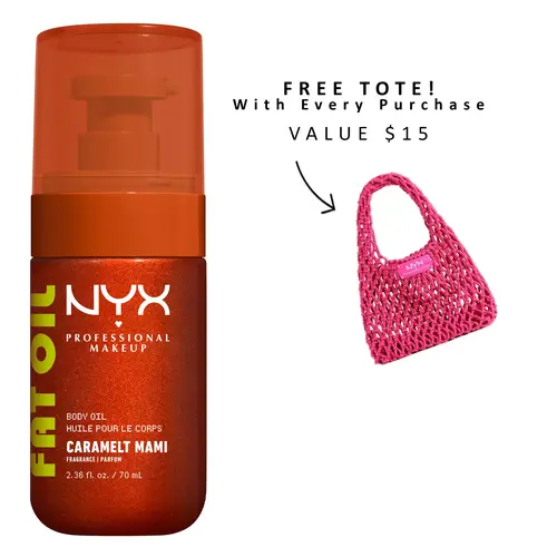 [NEW] Caramelt Mami Fat Oil Scented Body Oil, 24H Hydration, 4 Glowy Finishes, NYX Professional Makeup