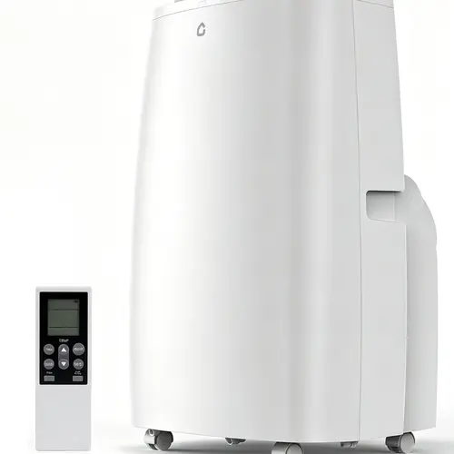 Garvee 14000 BTU Inverter Portable Air Conditioner – Dual Hose, Cools & Heats up to 750 Sq Ft – Dehumidifier, Fan, LED Display, Remote Control, Sleep Mode, Easy Window Kit