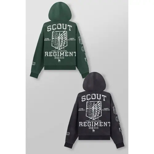 5138 - AOT©  x YLA Zip-Up Hoodies