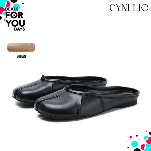 CYNLLIO Womens Tabi Ballet Mules Flat Split Toe Wide Flats Backless Slip On Fashionable Comfy Elegant Office Working Party Outing Holiday Travel Casual Daily Dress Summer Ballerina Japanese Shoes