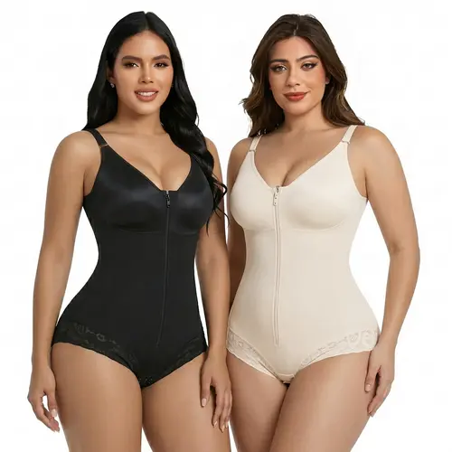 YIANNA #Livestream 2 Piece Overbust Fajas Colombianas Shapewear for Women Tummy Control Brief Shaper