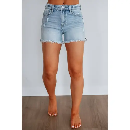 Beck Risen Shorts - Light Wash