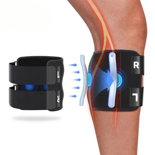 Sciatica Pain Relief Device, Sciatic Nerve Brace with 2 Pressure Pads, Targeted Compression for Sciatic Relief, Calf Brace for Men and Women, Support