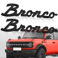 Fender Side Emblem for Bronco 2021, 3D Lettering Car Decal Sticker with 3M Adhesive Tape, Lettering Accessory for Trucks, Automotive Decals, Automobile Decals, Easy to Install