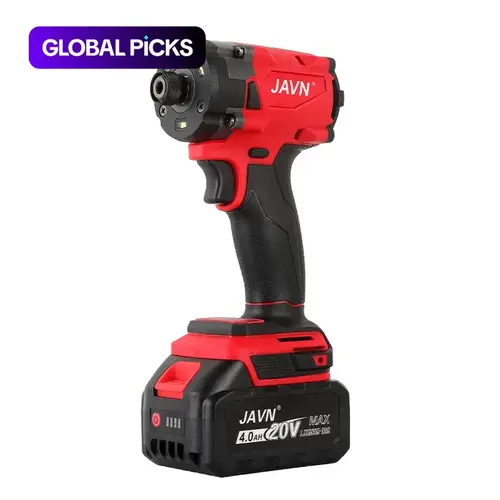 JAVN 20V Electric Mini Drill Screwdriver, 300N.m Heavy-Duty Impact Driver, Cordless Rechargeable Drill, Cordless Household Power Tool, Men's Gift, Woodworking, Renovation, DIY #GLOBAL PICKS