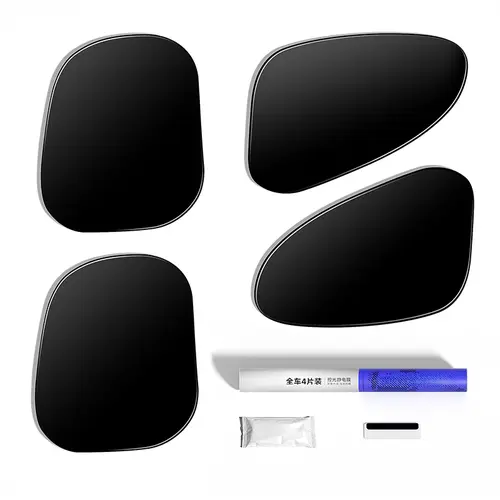 Static Car Window Film - Universal Fit, No Peeling & No Jamming, Washable & Reusable (3+ Years Outdoor Use), Automotive Windshield Sunshade